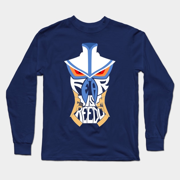 Fear is Freedom Kill la Kill Junketsu Long Sleeve T-Shirt by Spiral-Squid